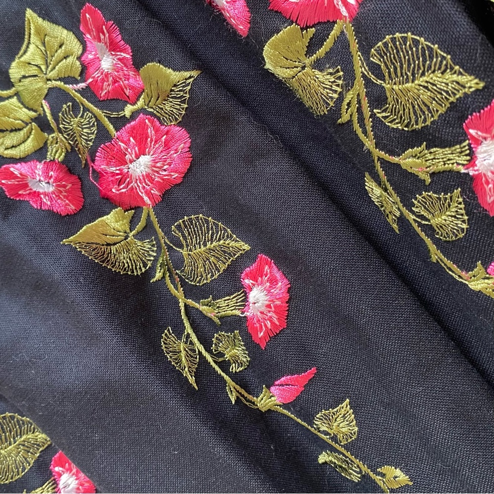 VTG Rose Dirndl Womens Sz 40 German Folk Dress Oktoberfest Embroidered Floral - Picture 8 of 15